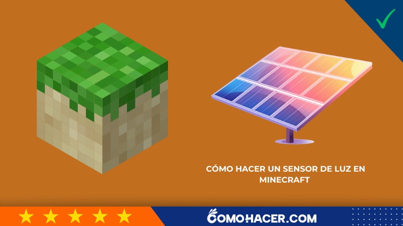 Cómo hacer un sensor de luz solar en Minecraft